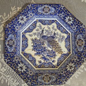 Oriental Royal Peacock Dinner plate